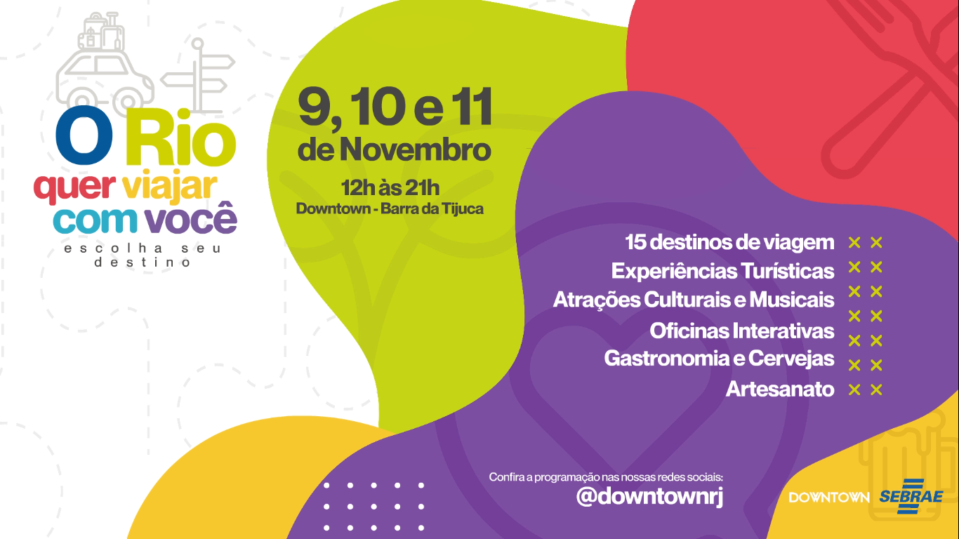 O Rio quer viajar com você